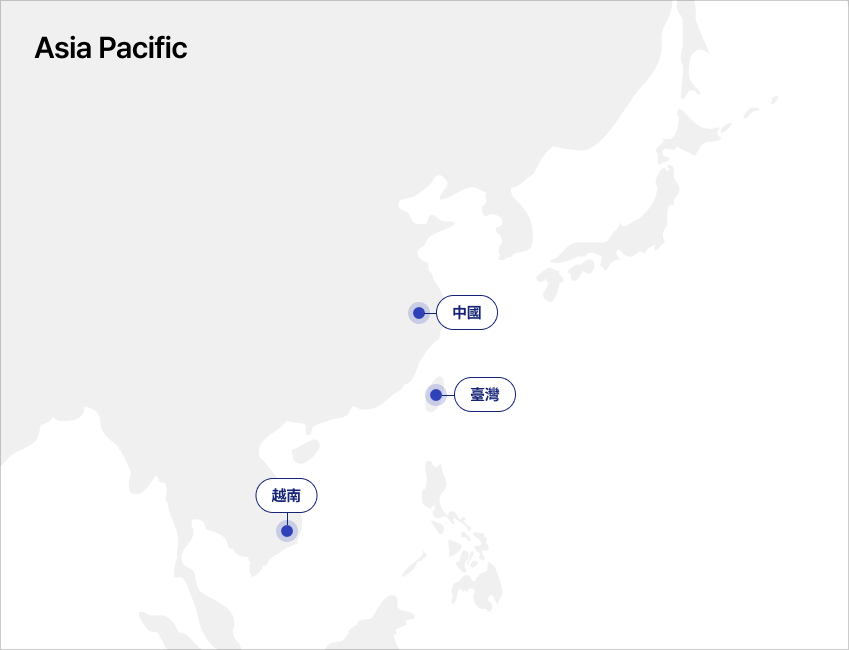 Asia Pacific 지도