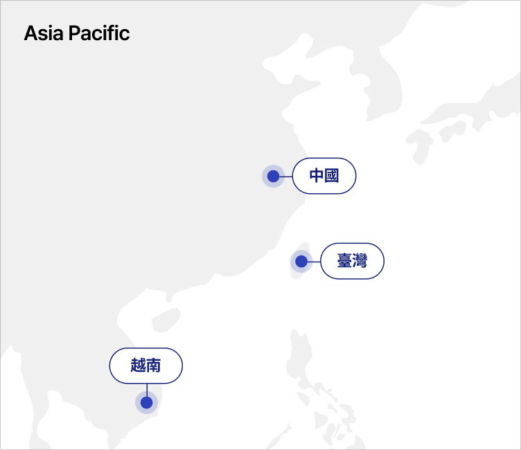 Asia Pacific 지도